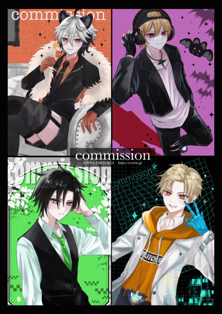 commission skeb Vtuber イラスト依頼